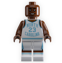 Load image into Gallery viewer, MJ #23 UNC Basketball Player Minifig