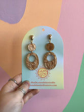 Load image into Gallery viewer, Champagne Autumn Statement Earrings