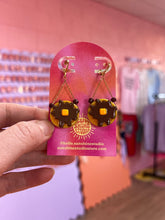 Load image into Gallery viewer, Chocolate Chip Pancake Dangle Earrings