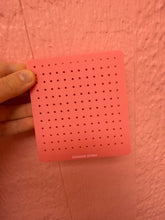 Load image into Gallery viewer, Matte pink travel earring holder