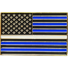 Load image into Gallery viewer, GL13-001 EMS Paramedic Challenge Coin thin white line american flag EMT red line fire department