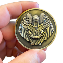 Load image into Gallery viewer, CL11-04 Emergency Medical Services Paramedic ALWAYS ON CALL EMT EMS Challenge Coin