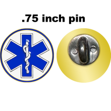 Load image into Gallery viewer, PBX-009-D EMT EMS Paramedic caduceus Fire Rescue lapel pin