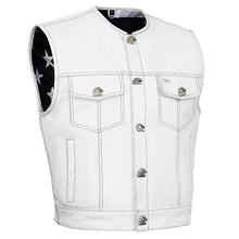 Load image into Gallery viewer, Glory Ride - Lowcut Men's Motorcycle Leather Vest