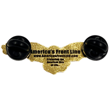 Load image into Gallery viewer, PBX-006-F Bald Eagle Thin Pink Line Breast Cancer Awareness American Flag Cloisonné pin with dual pin posts