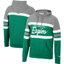 Load image into Gallery viewer, Philadelphia Eagles Mitchell &amp; Ness Head Coach Hoodie