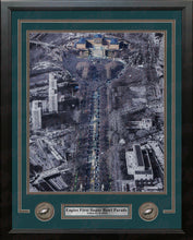 Load image into Gallery viewer, Philadelphia Eagles Super Bowl LII Champions Parade NFL Football Framed and Matted Photo