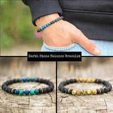 Load image into Gallery viewer, Earth Stone Balance Bracelet