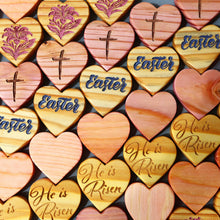 Load image into Gallery viewer, Engraved Easter Hearts