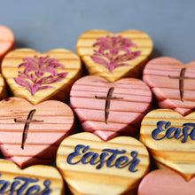 Load image into Gallery viewer, Engraved Easter Hearts