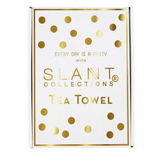 Load image into Gallery viewer, Eat and Sleep Dotted Blue Tea Towel | Extra Large 20&quot; W x 27.5&quot; L | In a Gift Box! | Gift for Her
