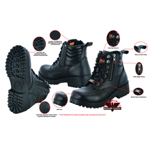 Load image into Gallery viewer, Women's Side Zipper Plain Toe Boots