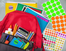 Load image into Gallery viewer, 1&quot; Removable Round Color-Code Dots: 1,000/Pack