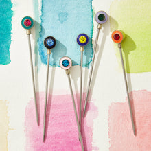 Load image into Gallery viewer, Enamel gem cocktail picks