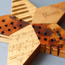 Load image into Gallery viewer, Engraved Piano Stars