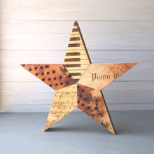 Load image into Gallery viewer, Engraved Piano Stars