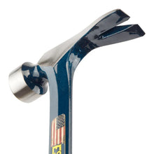 Load image into Gallery viewer, Estwing E3-25SM 25oz Big Blue Hammer w/ Larger Milled Face, Blue Grip