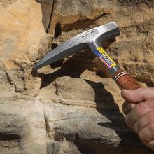 Load image into Gallery viewer, Estwing E30 22oz Solid Steel Rock Geological Hammer Pick w/ Pointed Tip and Leather Grip