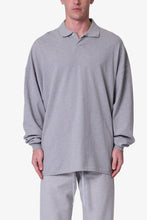 Load image into Gallery viewer, Every Day L/S Polo - Marled Grey