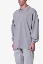Load image into Gallery viewer, Every Day L/S Polo - Marled Grey