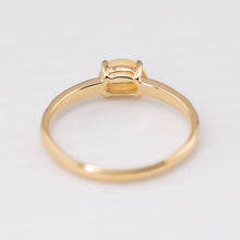 Load image into Gallery viewer, Exquisite 18K Gold Engagement Ring with Mexican Fire Opal Diamonds