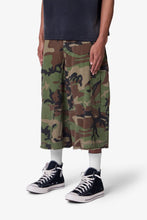 Load image into Gallery viewer, Extra Long Cargo Shorts - Camo