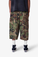 Load image into Gallery viewer, Extra Long Cargo Shorts - Camo
