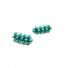 Load image into Gallery viewer, Paper Bead Hair Clips (Set of 2)- Turquoise