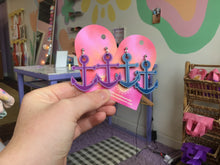Load image into Gallery viewer, Anchor acrylic earrings