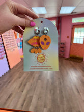 Load image into Gallery viewer, Alien Mismatched Acrylic Statement Earrings