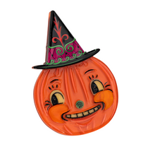 Load image into Gallery viewer, Hocus Pocus Pumpkin Brooch by Johanna Parker x Lipstick &amp; Chrome