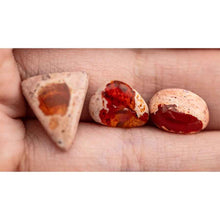 Load image into Gallery viewer, Triangular Mexican Fire Opal Fully Surrounded Structure
