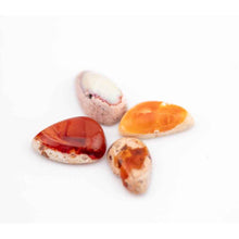 Load image into Gallery viewer, Cut Into Shape Mexican Fire Opal Set Four Pieces