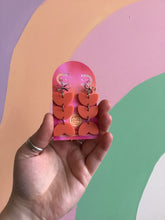 Load image into Gallery viewer, Spring Pastel Petal Earrings