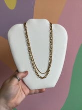 Load image into Gallery viewer, Titanium Dual Chain Necklace