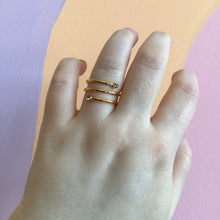 Load image into Gallery viewer, Springy Gem Titanium Ring