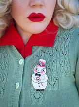 Load image into Gallery viewer, Love at Frost Sight PINK Brooch Johanna Parker x Lipstick &amp; Chrome