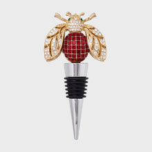 Load image into Gallery viewer, Sparkle bee wine stopper