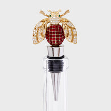 Load image into Gallery viewer, Sparkle bee wine stopper