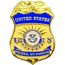 Load image into Gallery viewer, PBX-005-J Federal Air Marshal FAM pin with color enamel