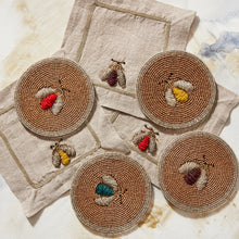 Load image into Gallery viewer, Sparkle bee coasters