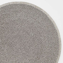Load image into Gallery viewer, Silver hand beaded placemat