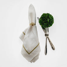 Load image into Gallery viewer, Skinny stripey bee napkin rings, set of four