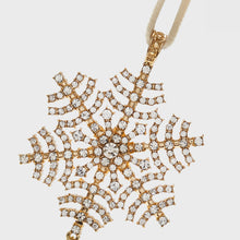 Load image into Gallery viewer, Snowflake tassel hanging ornament