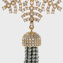 Load image into Gallery viewer, Snowflake tassel hanging ornament