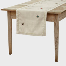 Load image into Gallery viewer, Embroidered sparkle bee table runner