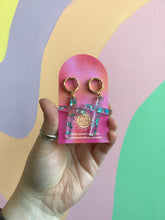 Load image into Gallery viewer, Spring Cross Earrings