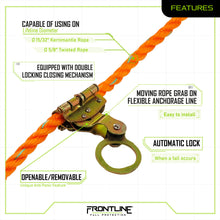 Load image into Gallery viewer, Frontline RGSS58 Self-tracking Rope Grab for 5/8" Lifeline Rope