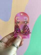 Load image into Gallery viewer, Pink Sparkly Holiday Trees