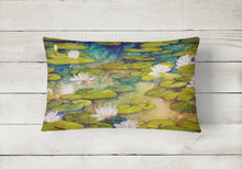 Load image into Gallery viewer, Waterlillies by Ferris Hotard Canvas Fabric Decorative Pillow